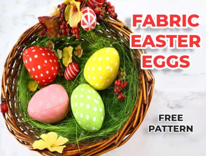fabric eggs pattern