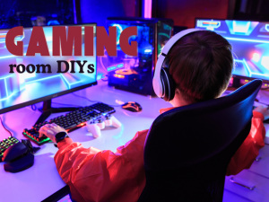 gaming room DIYs
