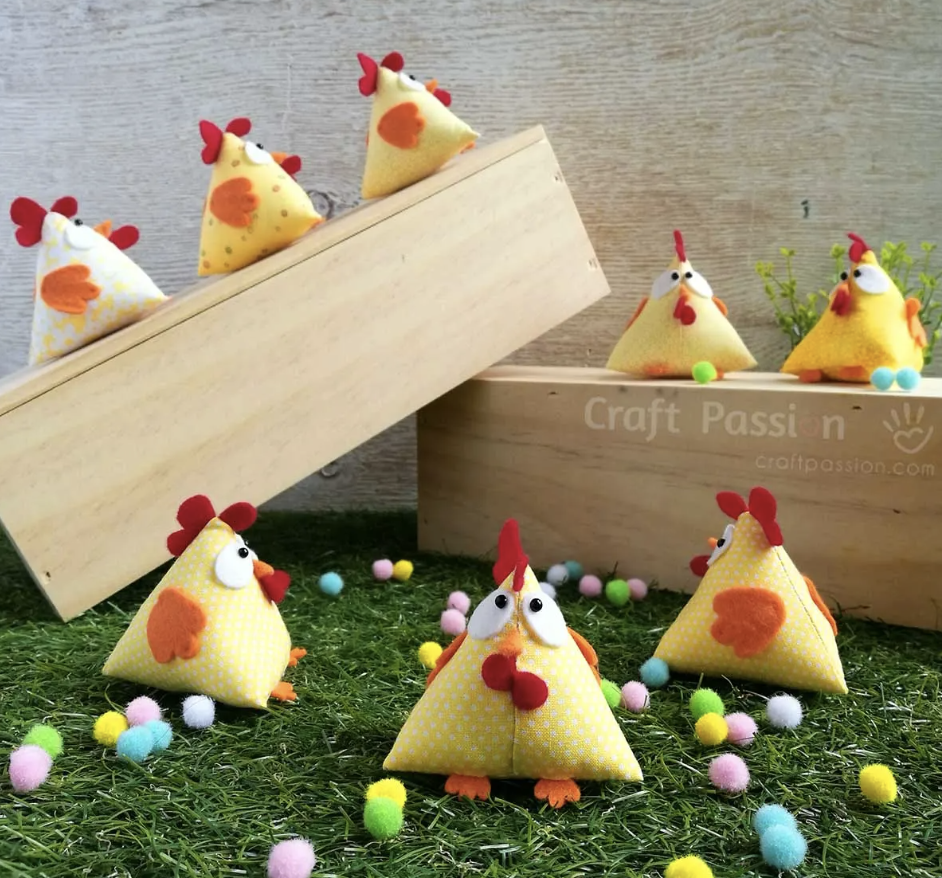 How to Make Plush Easter Bunnies and Chicks