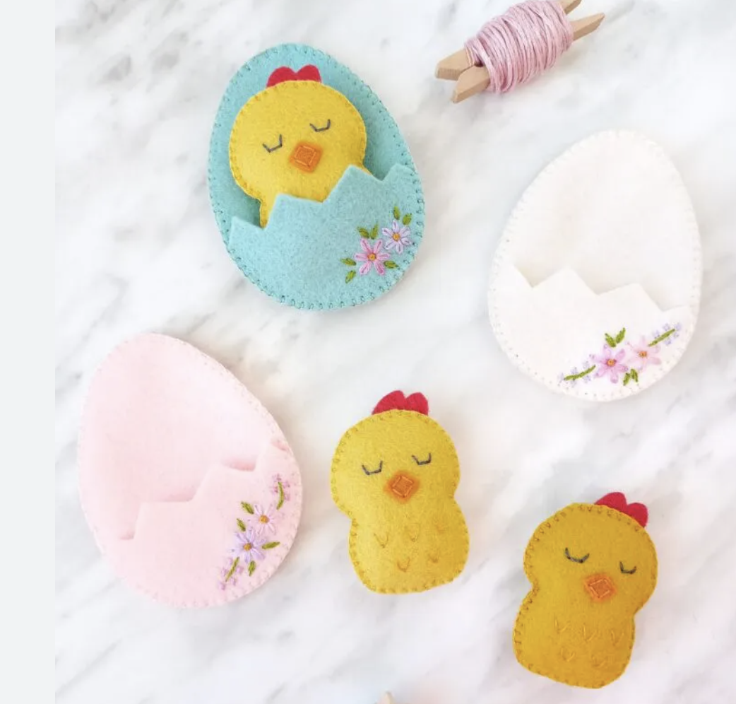 How to Make Plush Easter Bunnies and Chicks