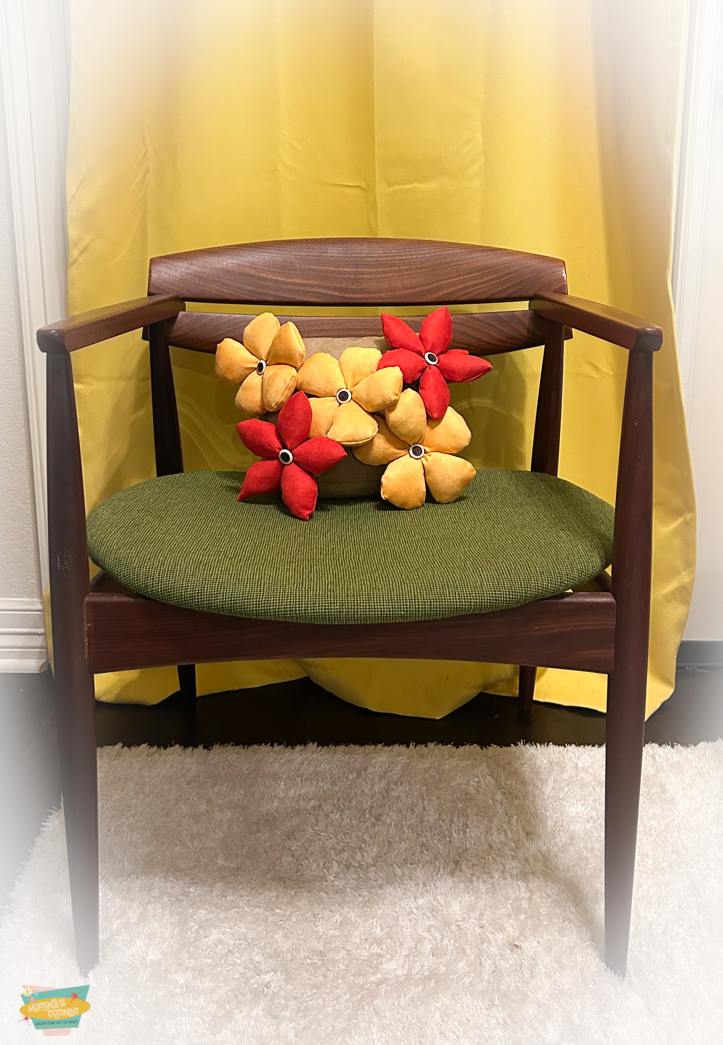 how to make plush flowers