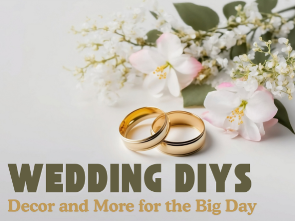 wedding DIYs and more