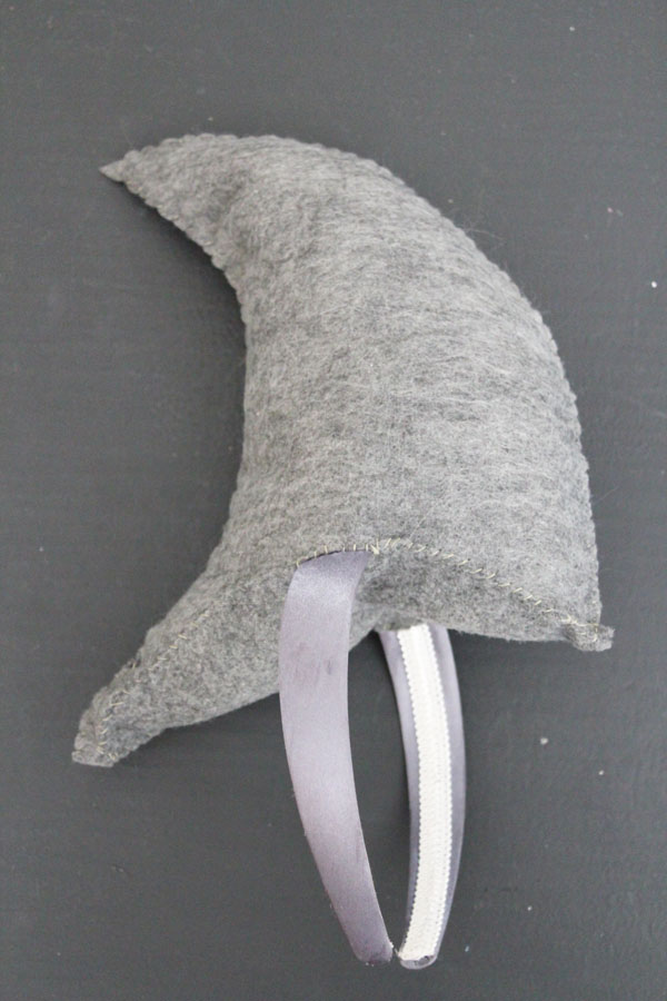 DIY Shark Fin Headbands