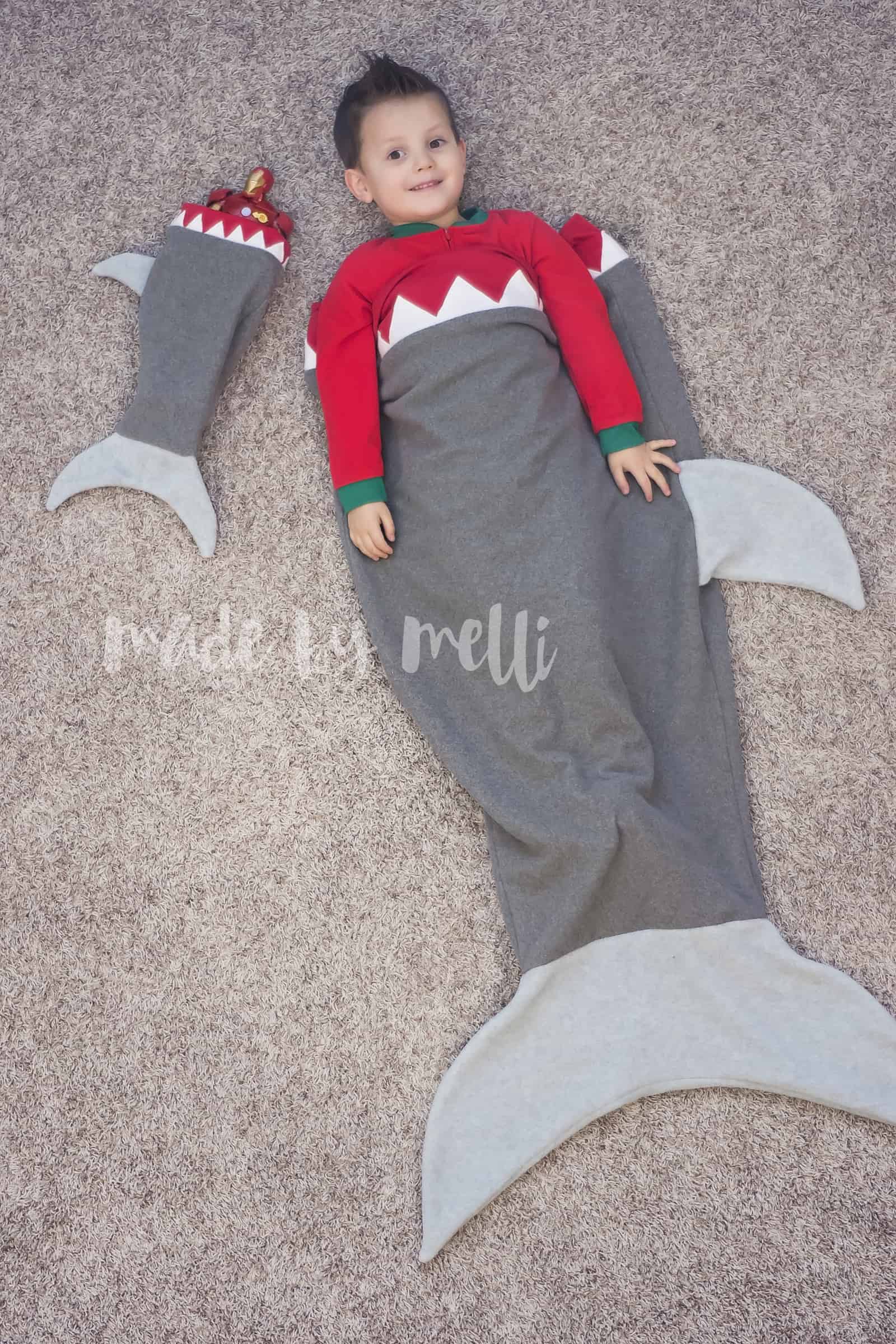 Shark Sleeping Bag or Tail Blanket