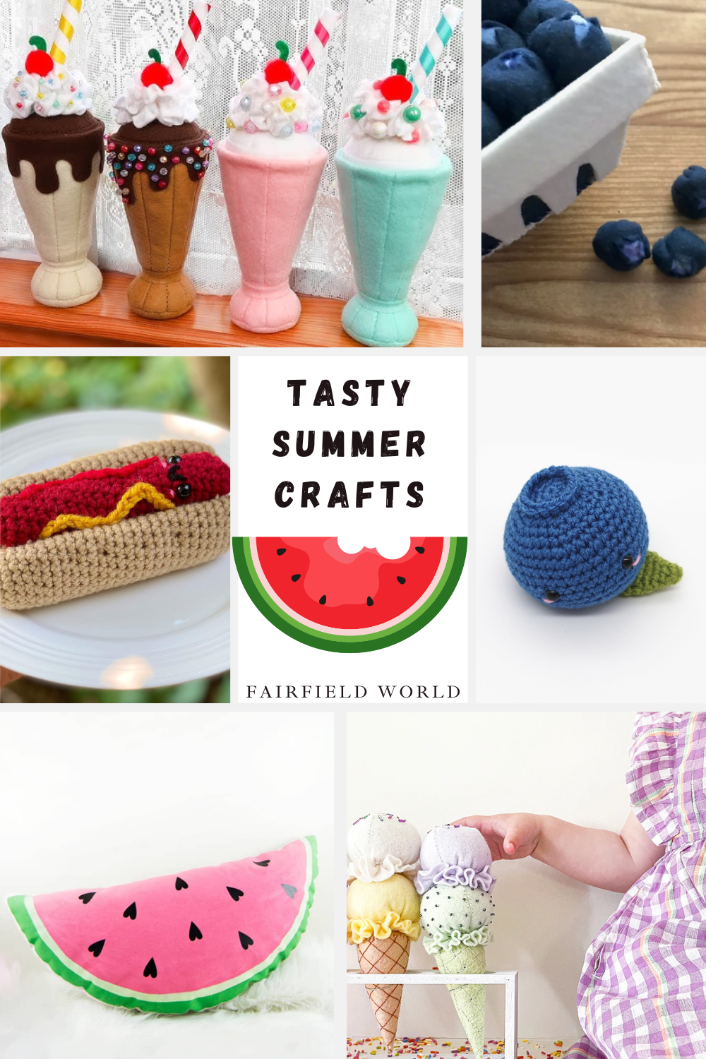 tasty summer crafts based on foods