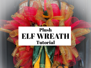 DIY Elf-Inspired Plush Wreath Tutorial