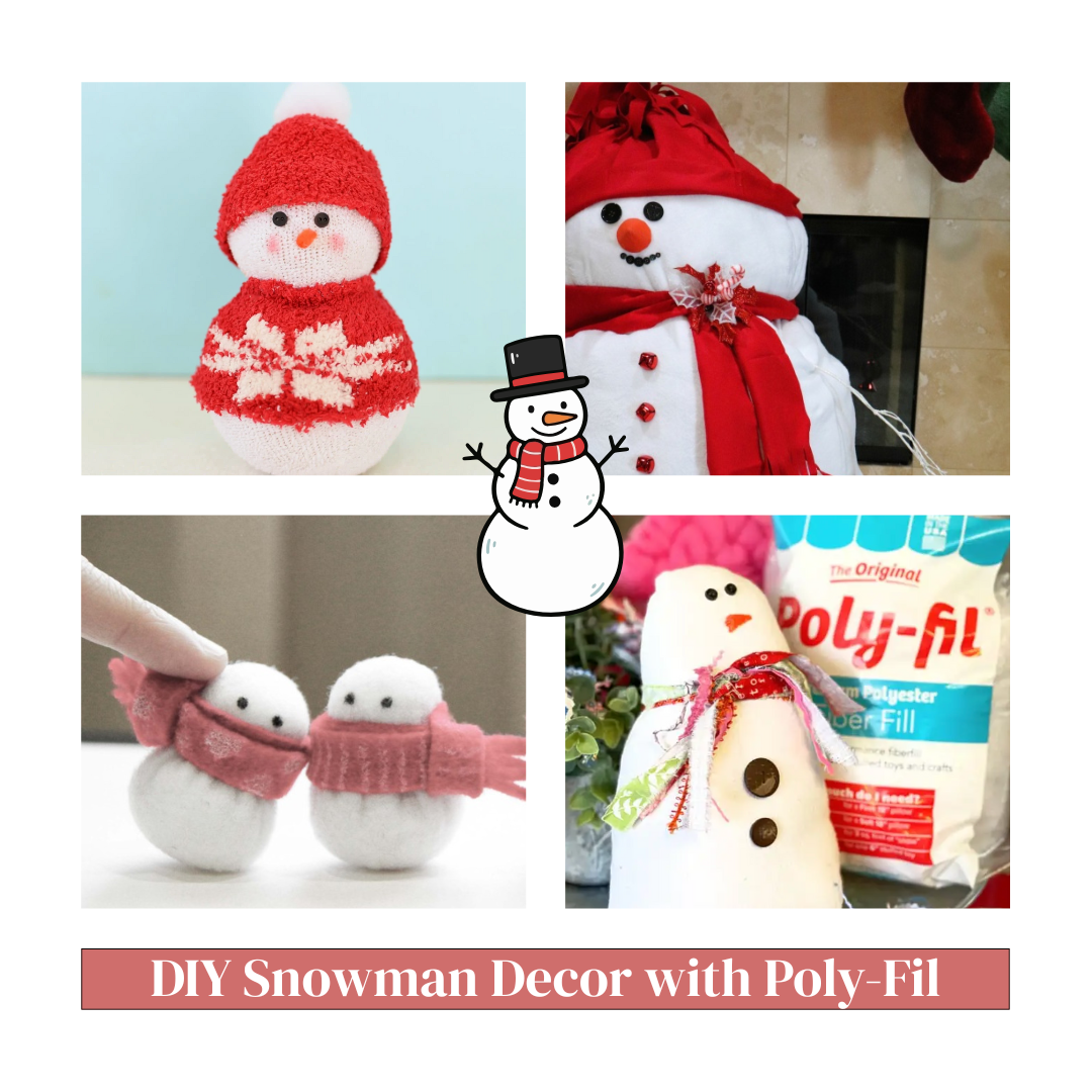 DIY Snowman Decor with Poly-Fil
