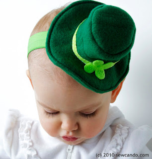 leprechaun hat sewing project