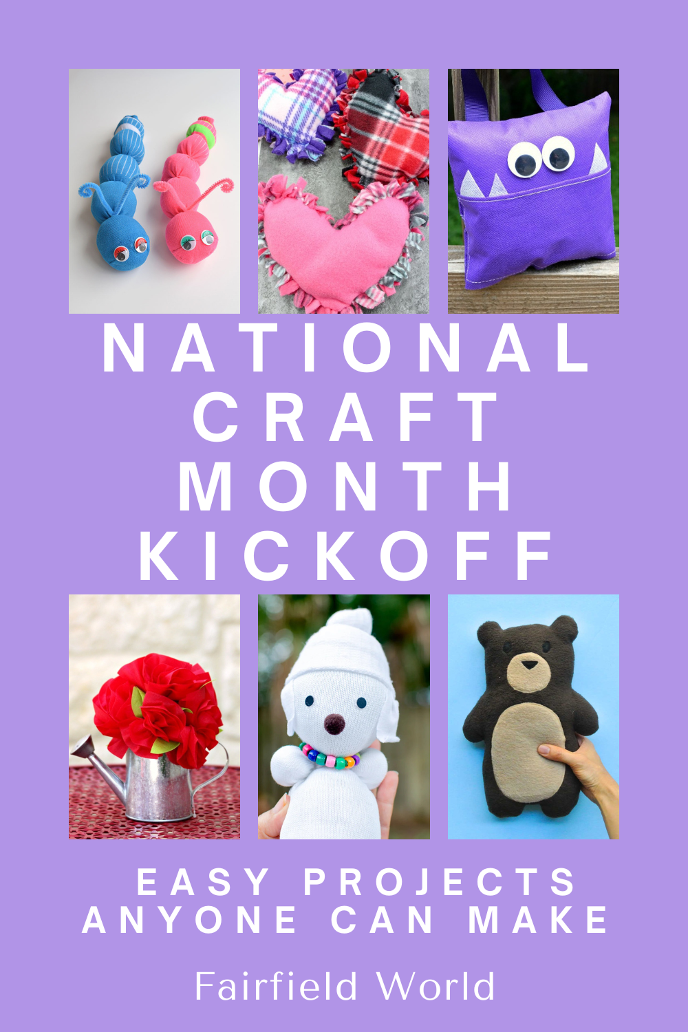 National Craft Month Kickoff: Easy Projects Anyone Can Make