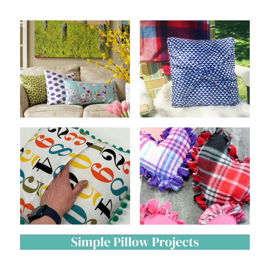 simple throw pillow projects