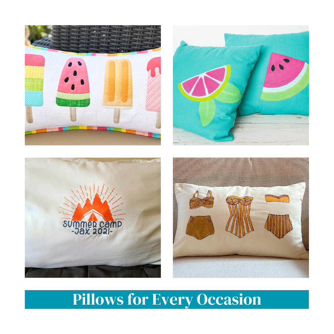 summer pillow projects