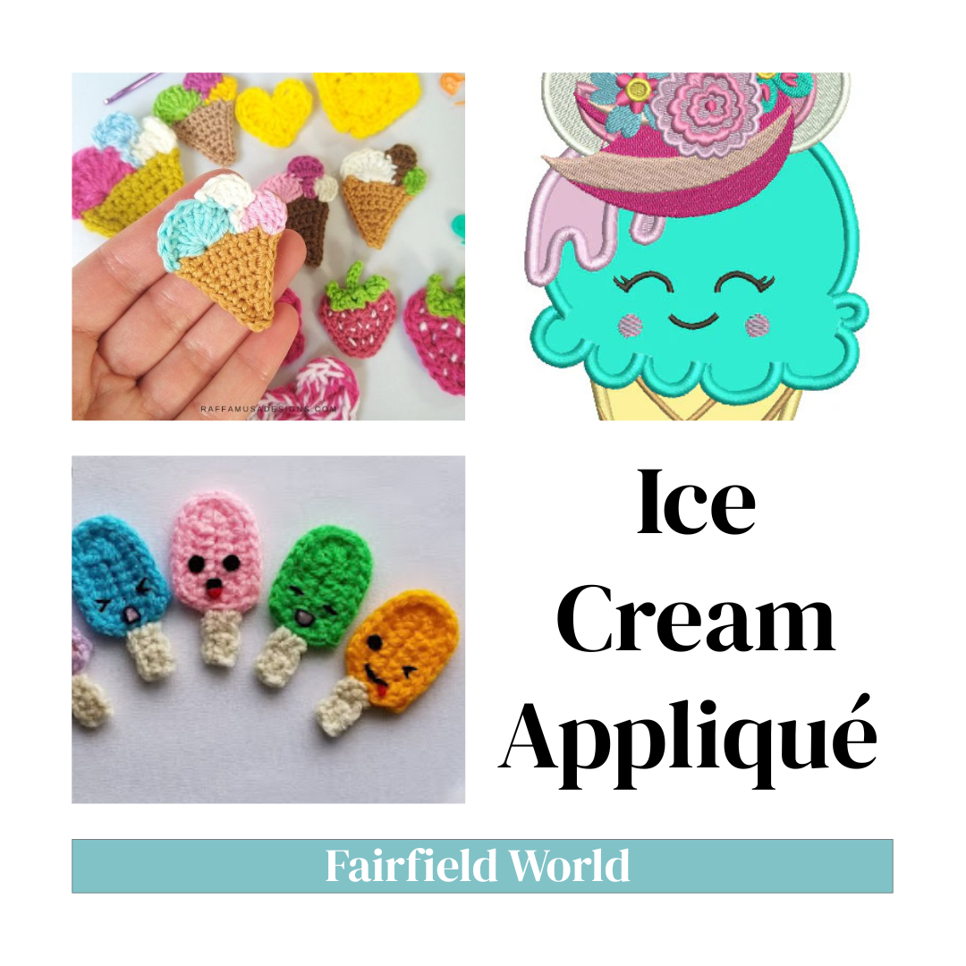 Frozen Dessert Appliqué Projects