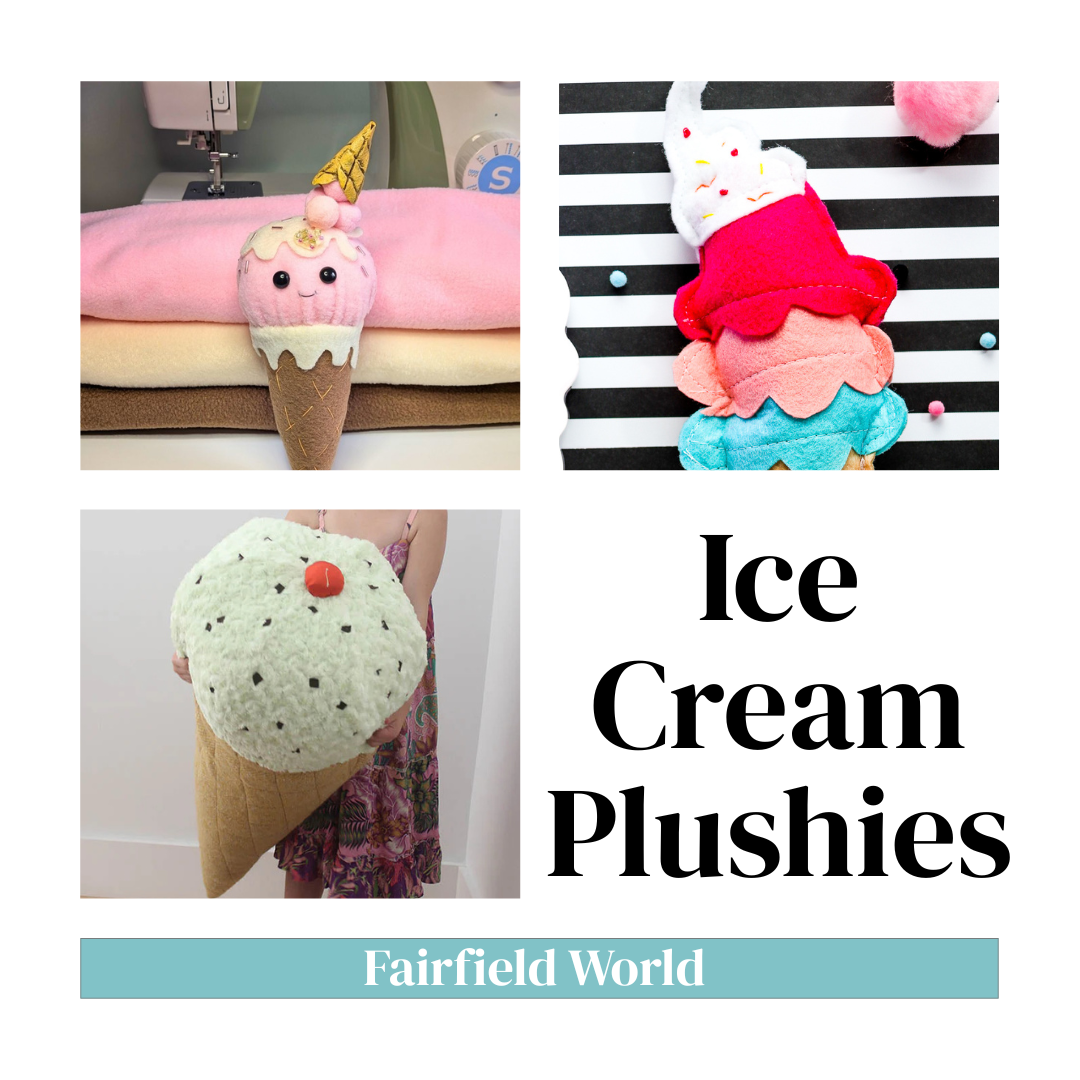 Ice Cream Plushies